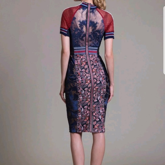 Anthropologie Byron Lars Jewel Jacquard Dress - Picture 3 of 4